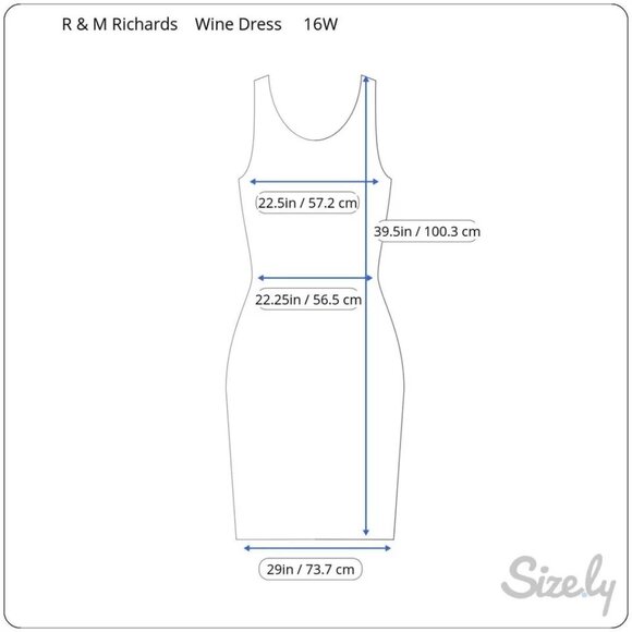R & M Richards Wine Dress 16W Sleeveless Textured Crinkle Design NWOT - Picture 2 of 4